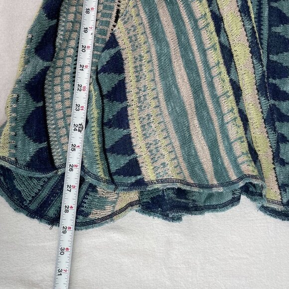 Free‎ People Madagascar Boho Chic Sleeveless Yarn Knit Tunic Tank Top Women S - Picture 11 of 14